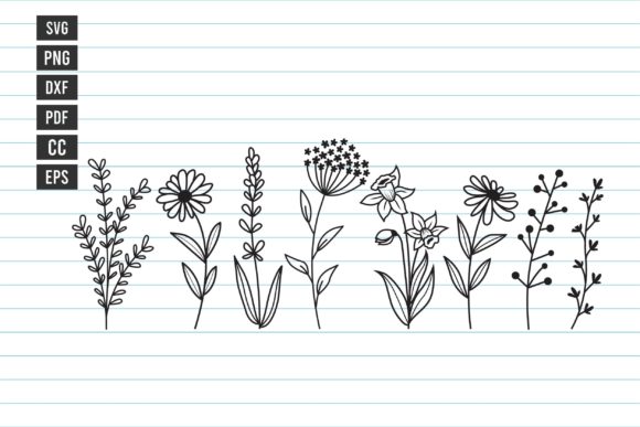 Download Flowers Svg Wildflower Svg Cut Files - Wildflower Collection