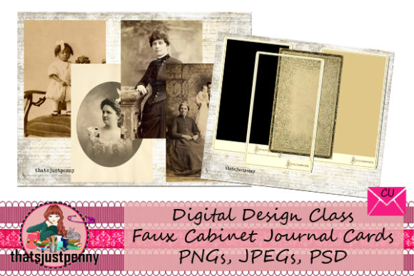 Download Faux Cabinet Card Digitals - Digitals Collection