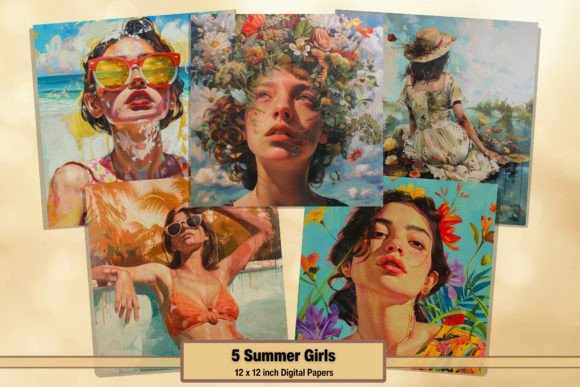 Download Tropical Watercolor Summer Digitals 29 - Digitals Collection