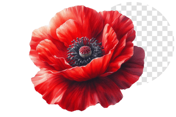 Download Poppify Watercolor Red Poppy Clipart - Red poppy Collection