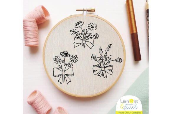 Download Bow Ribbon Flowers: Floral Bouquet - Premium Resources