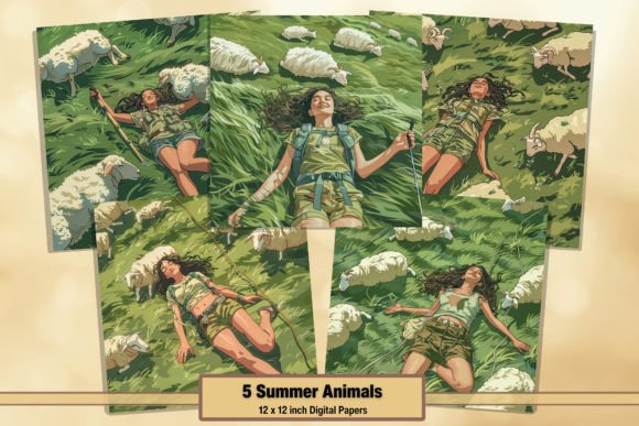 Download Summer Animals Nature &amp; Girl Digitals 41 - Digitals Collection