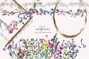 Download Watercolor Wildflower Clipart Collection - Wildflower Collection
